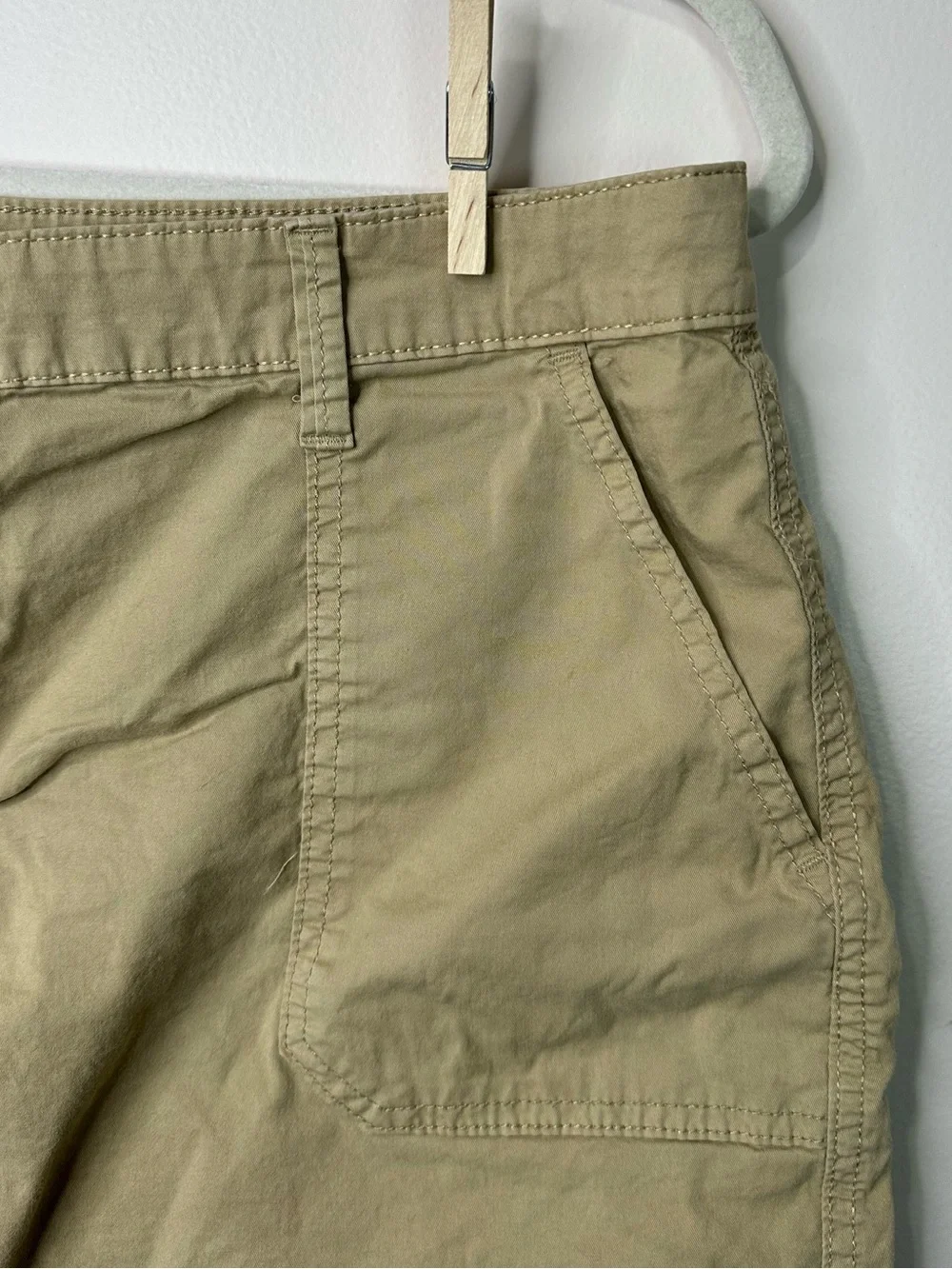 St. John's Bay Olive Green Women's Casual‎ Bermuda Shorts size 16